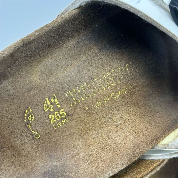 Birkenstock Madrid Small Buckle Sandals White Unisex Size 41 (US 10) Casual - Picture 14 of 15